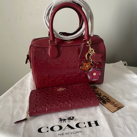 Coach  Debossed mini Bennett Satchel with matching wallet - Picture 3 of 9